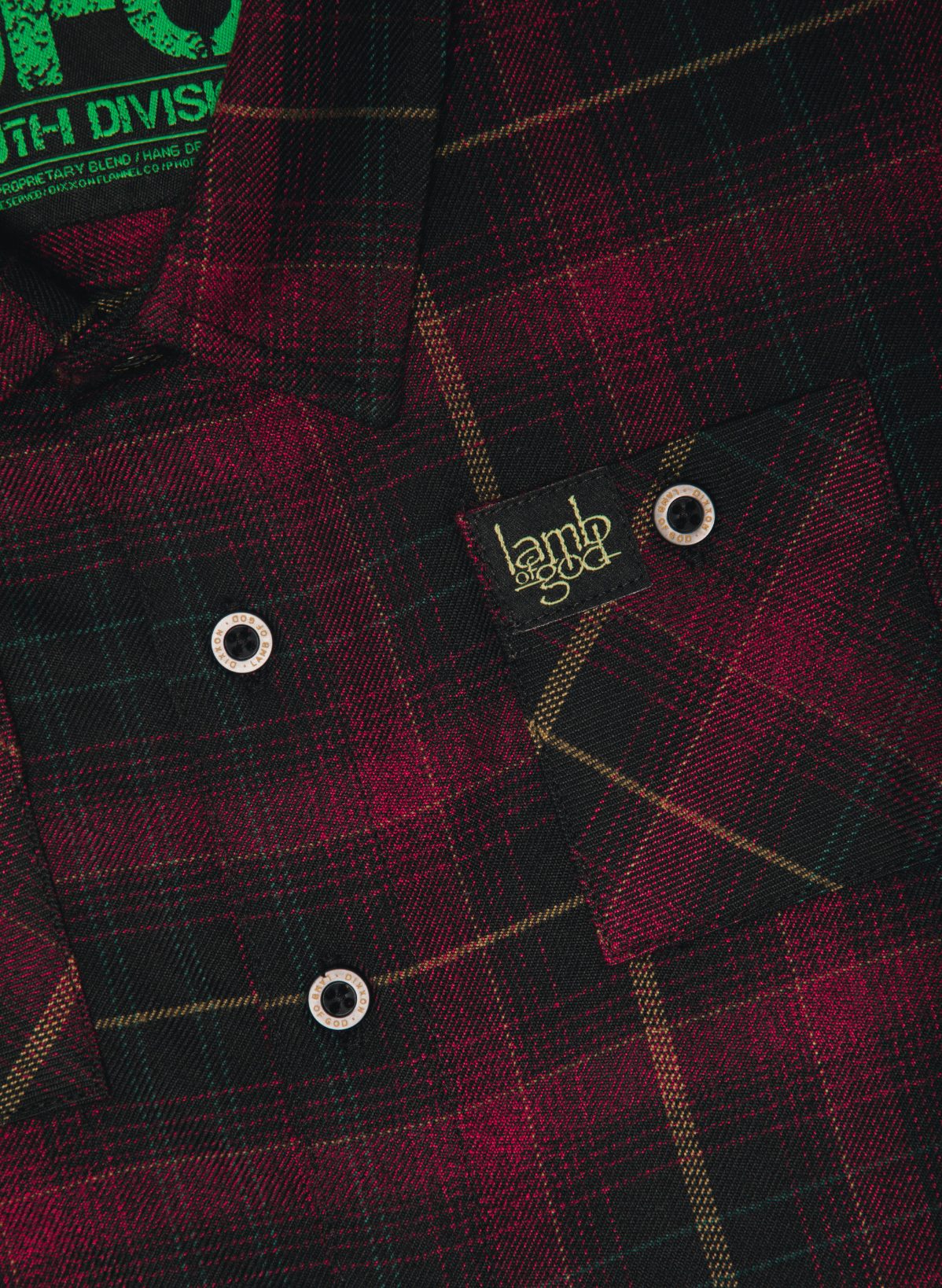 Lamb of God Ashes Flannel