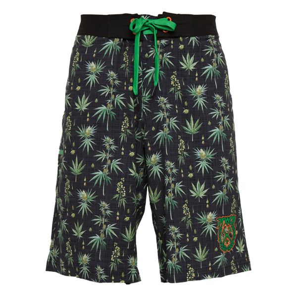 Pot leaf swim trunks sales